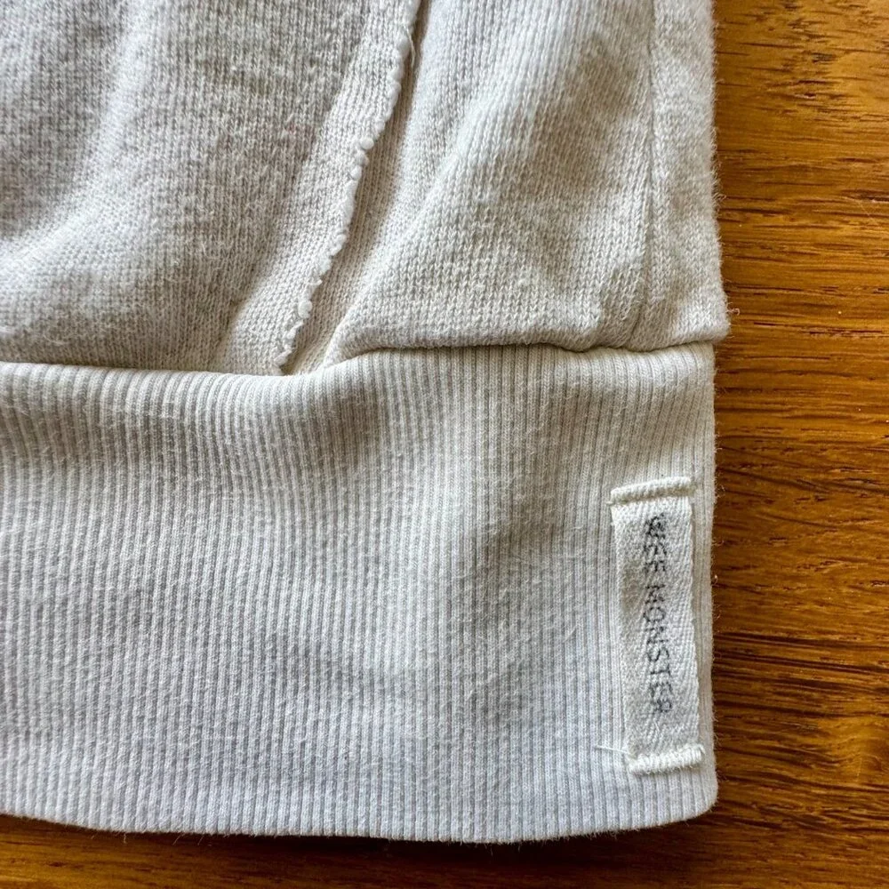 WEE MONSTER Rainbow Love Hoodie Girls 10 Retro Boho Velvet Patch Made In USA - Picture 7 of 9